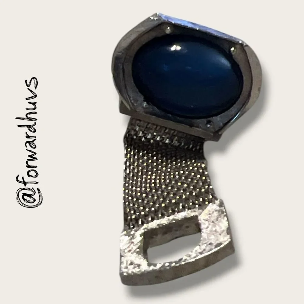 Vintage SWANK Mesh Wrap Around Cufflinks Cuff Link
